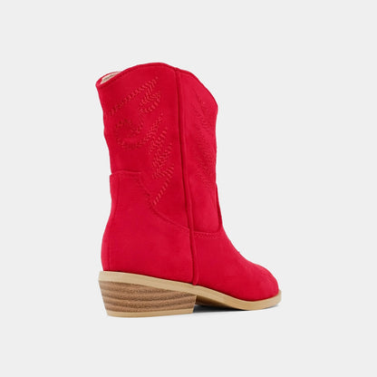ZAHARA TODDLERS - RED SUEDE | SHUSHOP