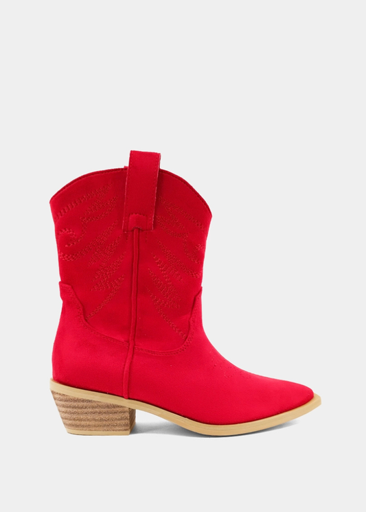 ZAHARA KIDS - RED SUEDE | SHUSHOP