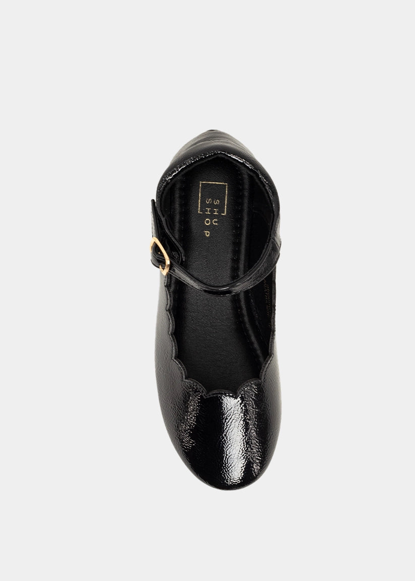 AGATHA MINI - BLACK PATENT | SHUSHOP