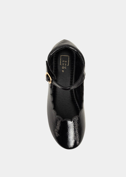 AGATHA MINI - BLACK PATENT | SHUSHOP