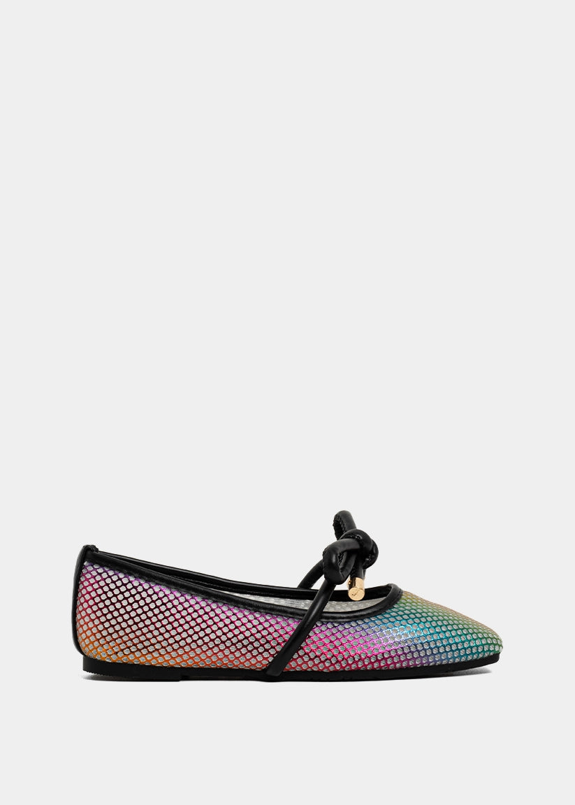 ASHLEY MINI Metallics | Iridescent Ballet Flats for Girls - METALLICS | SHUSHOP