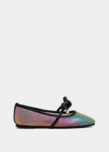 ASHLEY MINI Metallics | Iridescent Ballet Flats for Girls - METALLICS | SHUSHOP