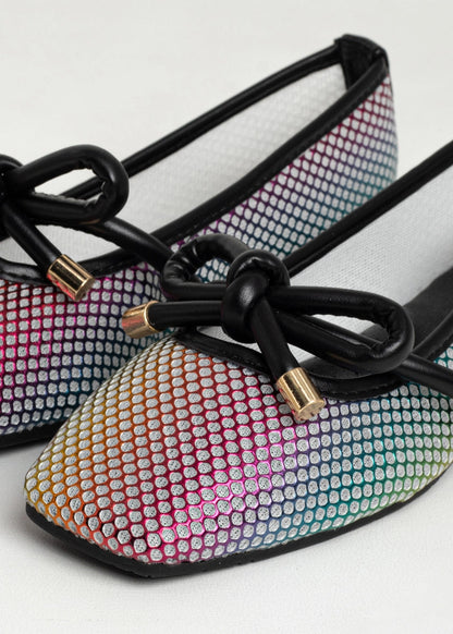 ASHLEY MINI Metallics | Iridescent Ballet Flats for Girls - METALLICS | SHUSHOP
