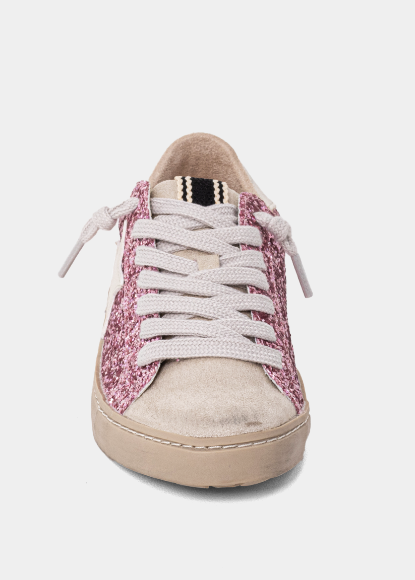 PAULA MINI Fuchsia Glitter – Bold Glitter Sneakers for Kids - FUCHSIA GLITTER | SHUSHOP