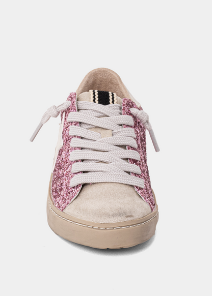 PAULA MINI Fuchsia Glitter – Bold Glitter Sneakers for Kids - FUCHSIA GLITTER | SHUSHOP