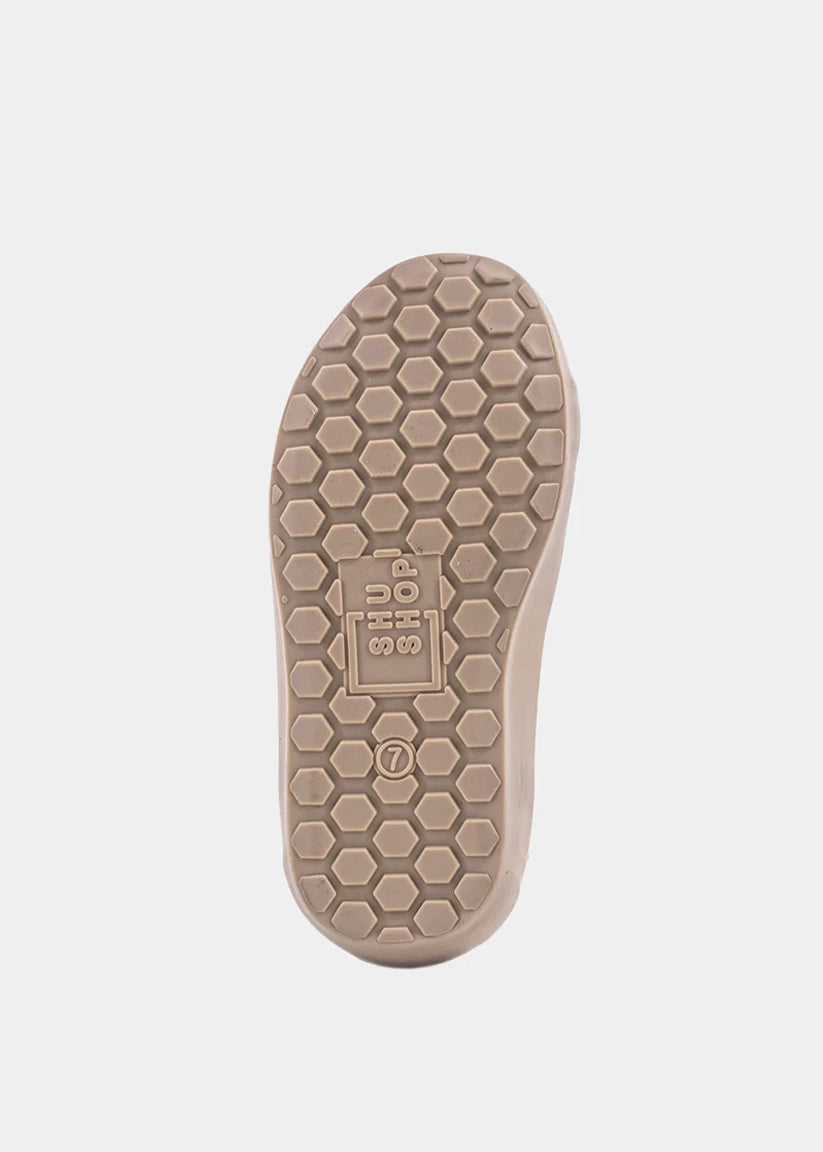 SUNNY MINI Rose Suede Toddler Sneaker | Soft Pink with Velcro Straps - ROSE SUEDE | SHUSHOP