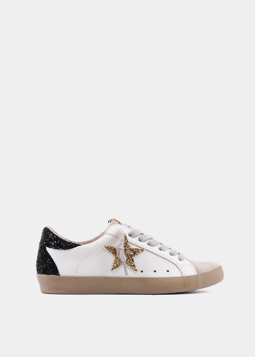 PAMELA MINI White Sneaker for Kids & Toddlers | Glitter & Style - WHITE | SHUSHOP
