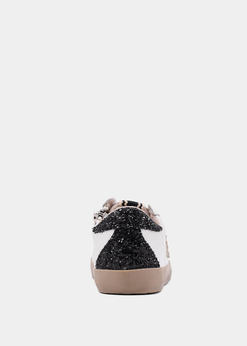 PAMELA MINI White Sneaker for Kids & Toddlers | Glitter & Style - WHITE | SHUSHOP