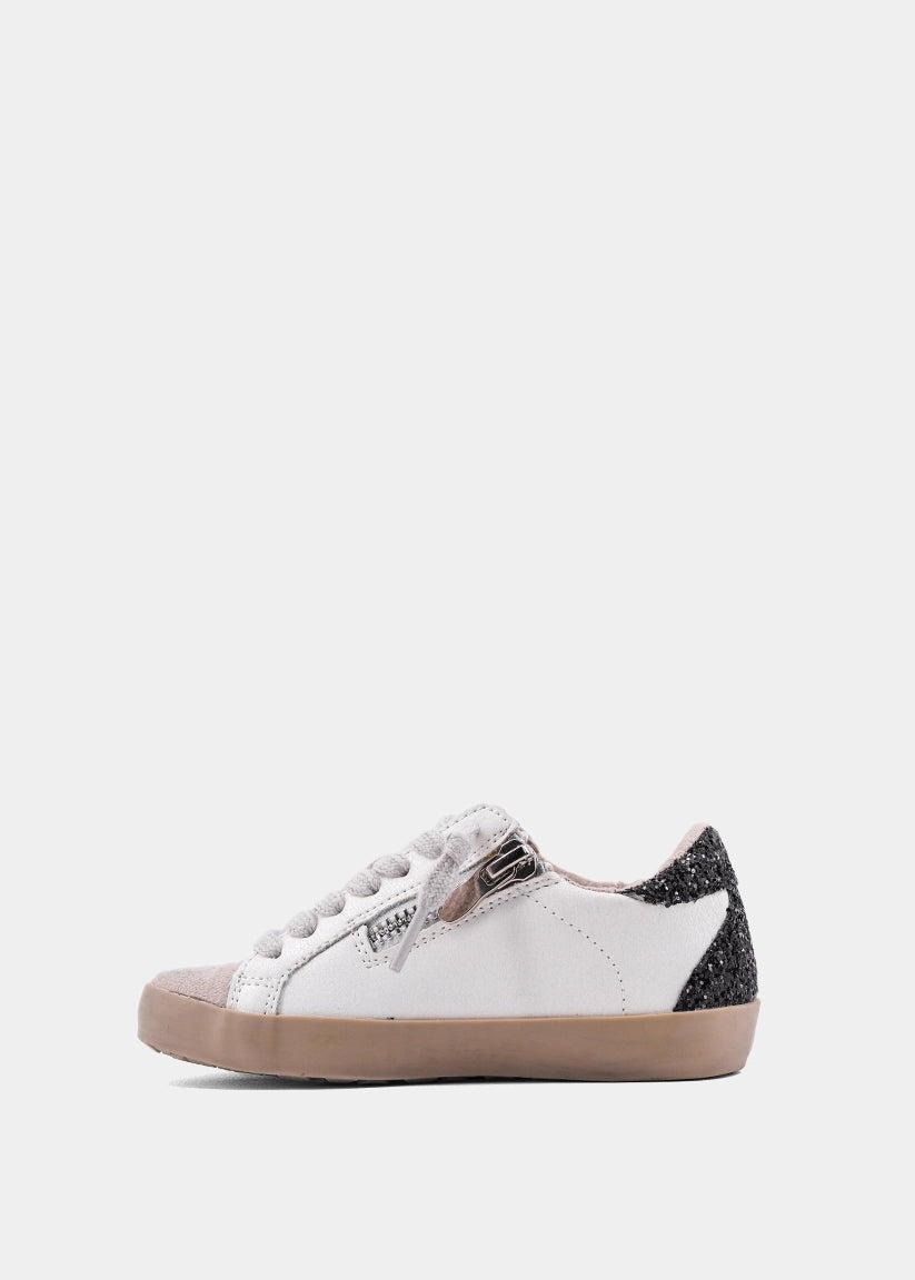 PAMELA MINI White Sneaker for Kids & Toddlers | Glitter & Style - WHITE | SHUSHOP