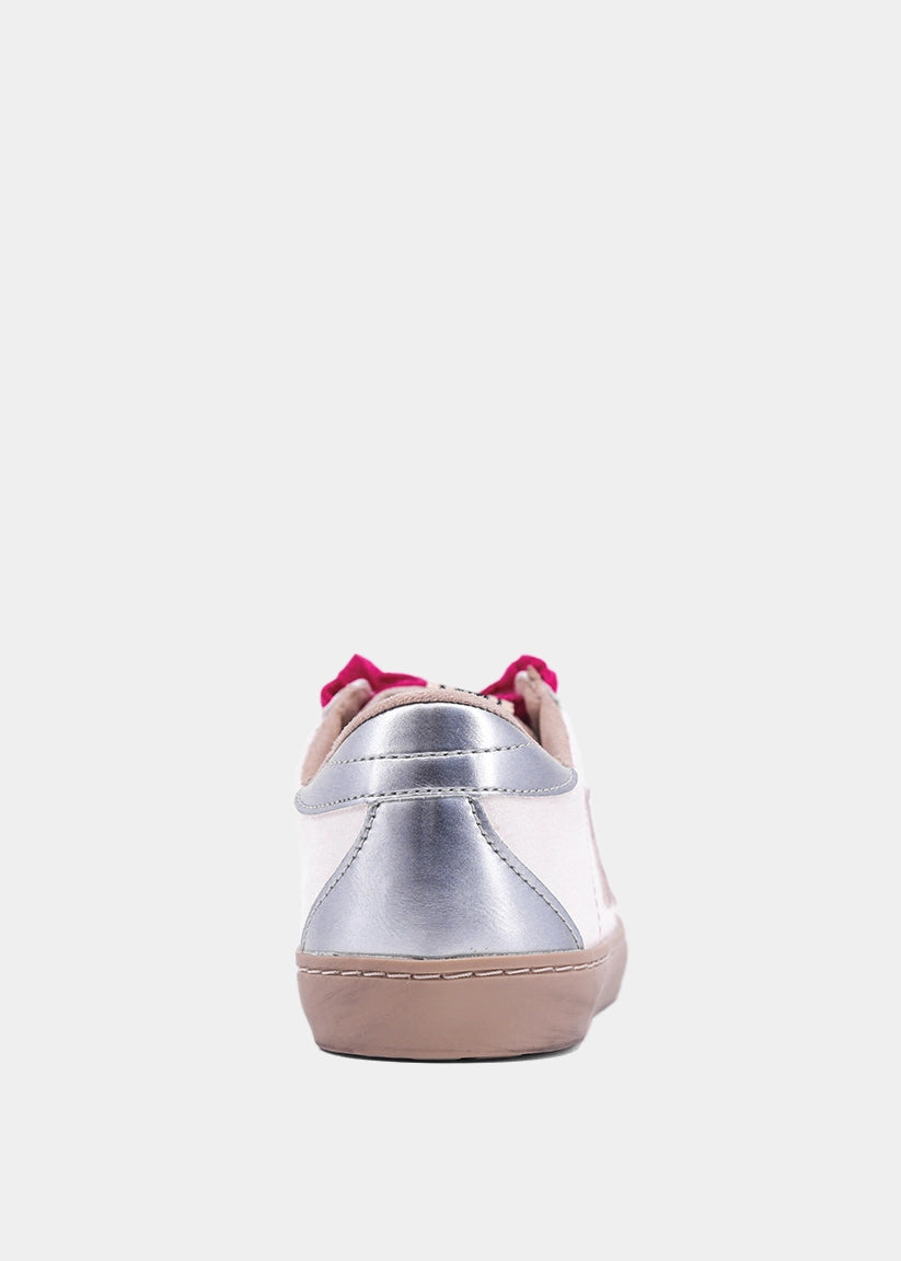 PAULA MINI Metallic Pink Sneaker for Kids & Toddlers | Stylish & Comfy - METALLIC LIGHT PINK | SHUSHOP