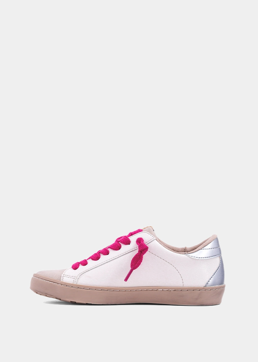 PAULA MINI Metallic Pink Sneaker for Kids & Toddlers | Stylish & Comfy - METALLIC LIGHT PINK | SHUSHOP