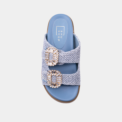 BRIDGET MINI - BLUE WOVEN | SHUSHOP