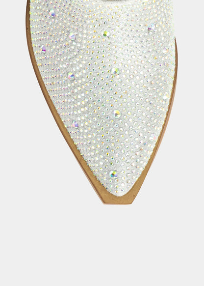 ZOUZOU MINI Rhinestone Cowboy Boot for Girls - IRIDESCENT | SHUSHOP