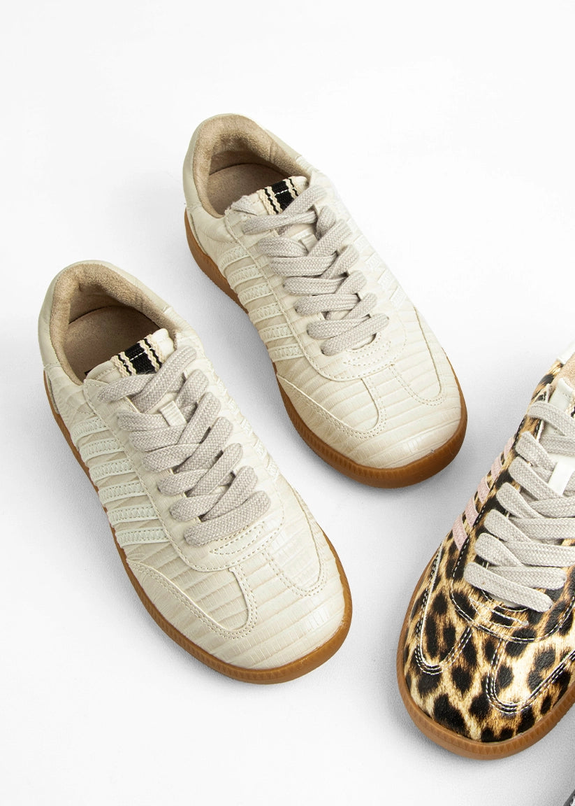 STEVIE MINI Bone Lizard Kids Sneaker - BONE LIZARD | SHUSHOP