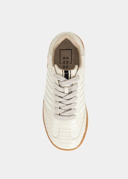 STEVIE MINI Bone Lizard Kids Sneaker - BONE LIZARD | SHUSHOP