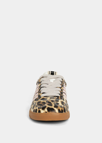 STEVIE MINI Leopard Print Kids Sneaker - LEOPARD PRINT | SHUSHOP