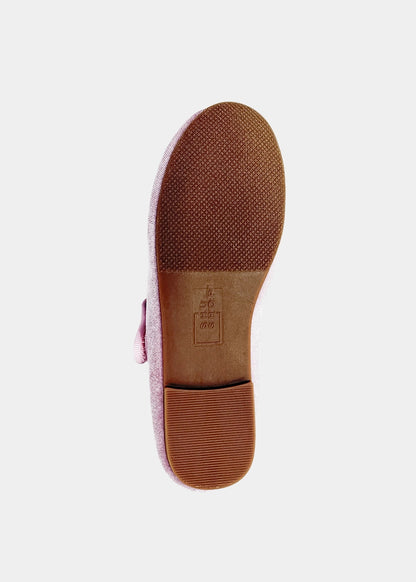 Arya Mini Rose Velvet Mary Jane Flat – Girls Dress Shoe - ROSE VELVET | SHUSHOP