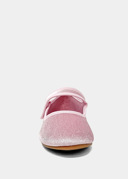 Arya Mini Rose Velvet Mary Jane Flat – Girls Dress Shoe - ROSE VELVET | SHUSHOP