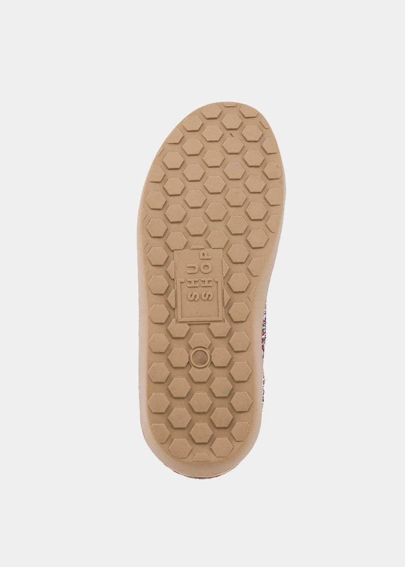Paula Mini Tan Multi Glitter Star Sneaker - TAN MULTI | SHUSHOP