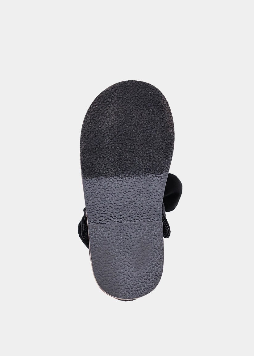 Allegra Mini Black Suede Mary Jane Flats  Kids - BLACK SUEDE | SHUSHOP