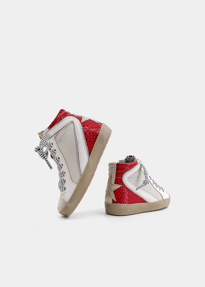 ROONEY TODDLERS - DARK RED SNAKE | SHUSHOP